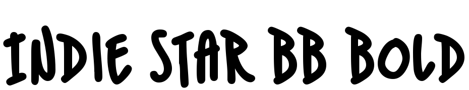 Indie Star BB Bold cкачати шрифт безкоштовно